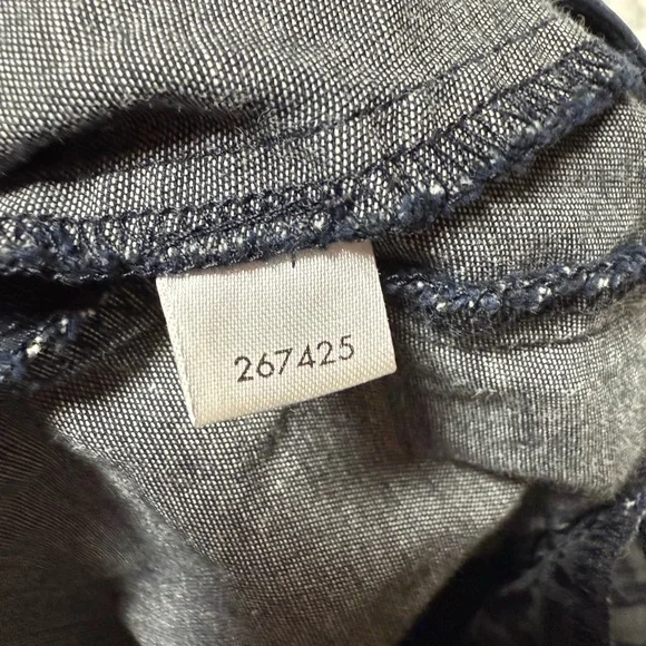 LOFT Blue Navy Trousers Jeans size 10 - Picture 3 of 10